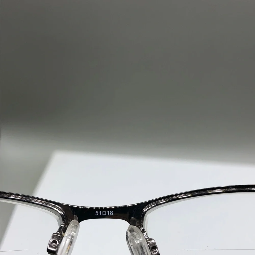 Randolph Ellsworth Silver Brown Rectangular Eyeglasses Frame 51-18 140 Japan